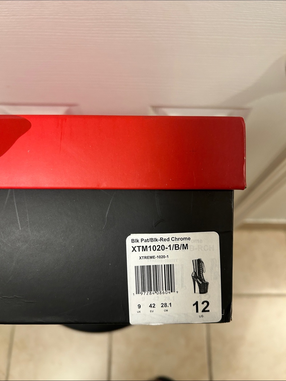 Pleaser Platform Ankle Boots Size 12 - Picture 9 of 10